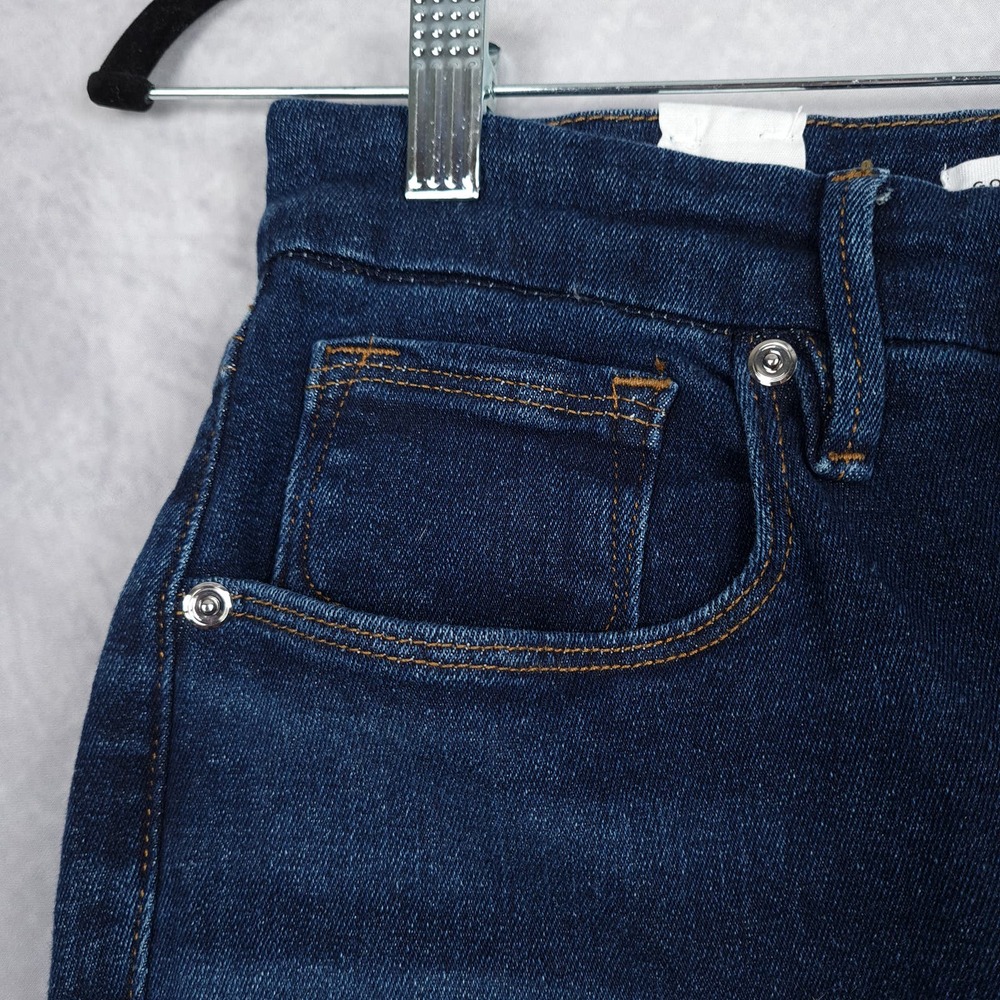 Good American Skinny Jeans in Dark Blue Wash - Picture 3 of 16